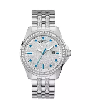 Женские наручные часы из нержавеющей стали . Guess, серый