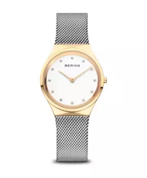 Женские наручные часы из нержавеющей стали и сапфирового стекла Classic 12131-010 Bering, желтый