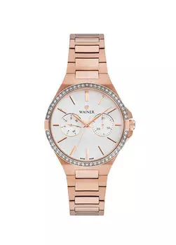 Женские наручные часы из стали Wa.18411-C Wainer, розовый