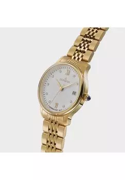 Женские наручные часы, нержавеющая сталь DUGENA, золото