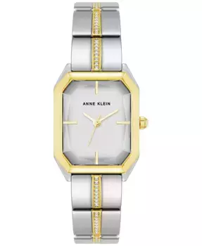 Женские наручные часы с кристаллами 23x32 мм Anne Klein