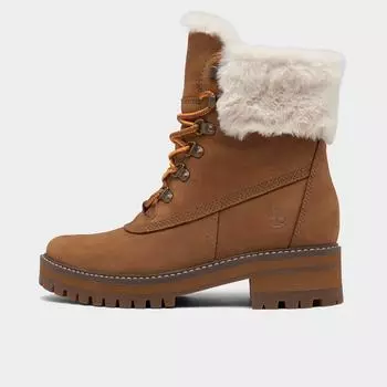Женские непромокаемые полусапоги Timberland Courmayeur Valley 6 дюймов из овечьей шерсти, коричневый