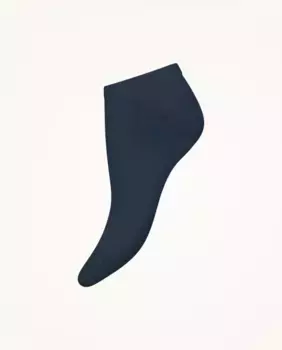 Женские непрозрачные носки на щиколотке Wolford, синий индиго