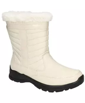 Женские нескользящие и водонепроницаемые ботинки Frazer с боковой молнией Easy Street, белый