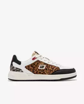 Женские низкие кеды с блестками и леопардовым принтом D.Franklin, цвет Estampado