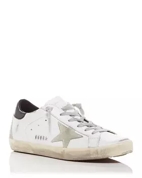 Женские низкие кеды Super-Star Golden Goose, цвет White