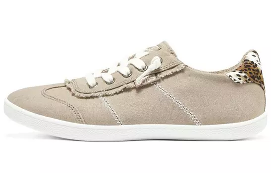 Женские низкие кроссовки для скейтбординга Bobs Taupe Skechers