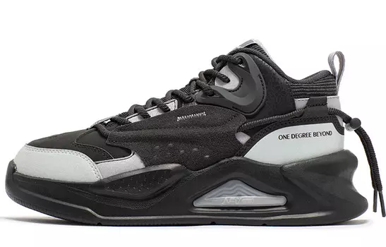 Женские низкие кроссовки для скейтбординга Jincheng, цвет черный, карбоновый серый/фотонно-серый 361°