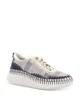 Женские низкие кроссовки Nama Woven Platform Chloe