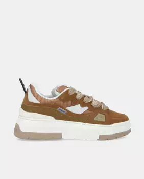 Женские низкие кроссовки Nollie в стиле скейт-оверсайз No Name, цвет Camel