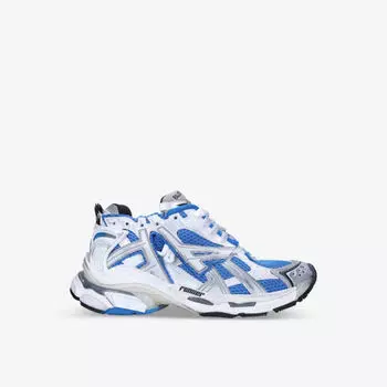 Женские низкие кроссовки Runner из сетки и искусственной кожи Balenciaga, синий
