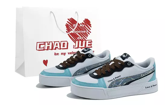 Женские низкие кроссовки Skye Skateboard Shoes, цвет черный, белый Puma