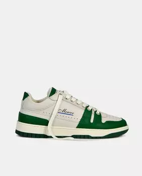 Женские низкие кроссовки в стиле корзины Brooklyn с контрастными деталями и двухцветной подошвой Mercer, зеленый