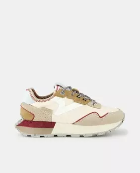 Женские низкие кроссовки Wing с логотипом и объемной подошвой Victoria, розовый