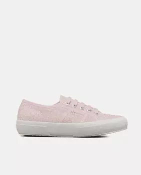 Женские низкие парусиновые кроссовки шлемообразного типа 2750 Pearl на резиновой подошве Superga, фиолетовый