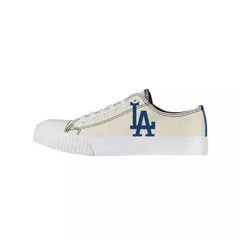 Женские низкие туфли из парусины FOCO кремового цвета Los Angeles Dodgers