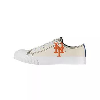 Женские низкие туфли из парусины FOCO кремового цвета New York Mets
