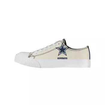Женские низкие туфли из парусины кремового цвета FOCO Dallas Cowboys