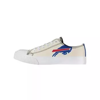 Женские низкие туфли из парусины кремового цвета FOCO Buffalo Bills
