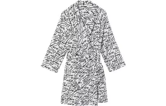 Женские ночные рубашки/халаты Victoria's Secret, цвет Black/White
