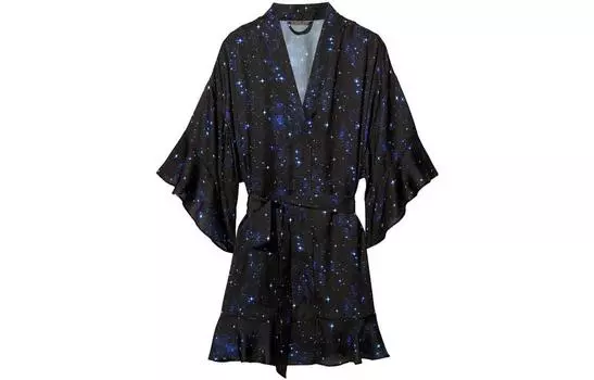 Женские ночные рубашки/халаты Victoria's Secret, цвет Black starry sky print