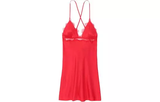 Женские ночные рубашки Victoria's Secret, цвет Bright cherry red