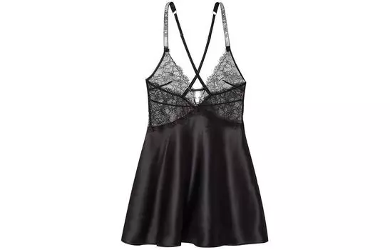 Женские ночные рубашки Victoria's Secret, цвет Black