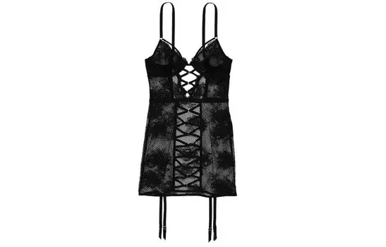 Женские ночные рубашки Victoria's Secret, цвет Black