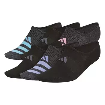 Женские носки adidas Superlite 3.0, 6 пар Super No Show Adidas, черный