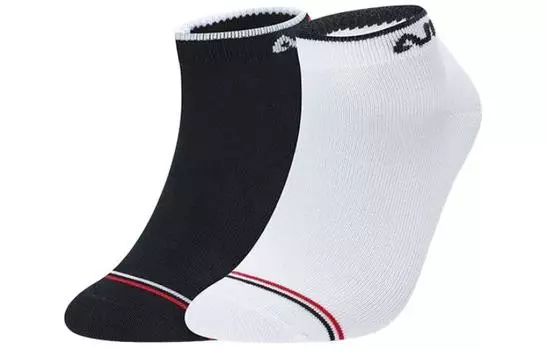 Женские носки до щиколотки, 2 пары FILA, (Standard White+Legend Blue) 2 Pack