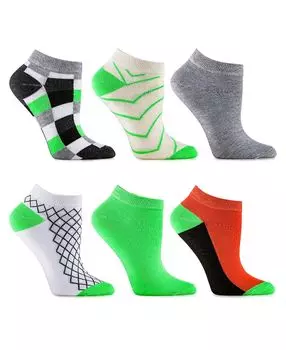 Женские носки до щиколотки цвета фуксии Bubblegum, 6 шт. Gallery Seven