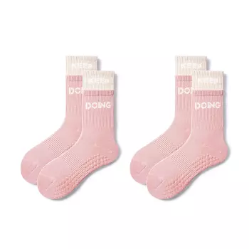 Женские носки до середины голени, 2 пары Primeet, 2 Pack (Pink+Dark Purple)