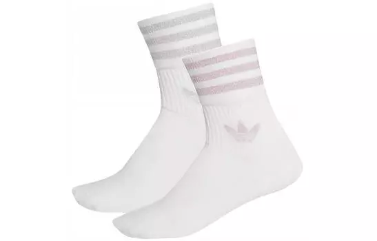 Женские носки до середины икры Adidas Originals, цвет 2 double (white)