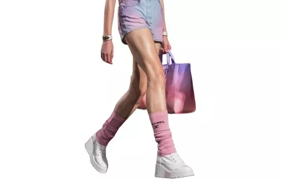 Женские носки до середины икры Chanel