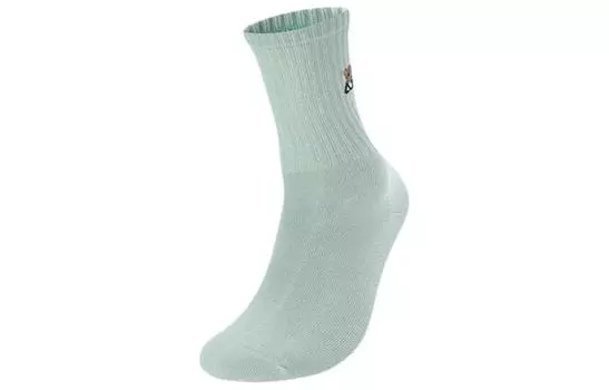 Женские носки FILA до середины икры, цвет 1 double (clear sand green)