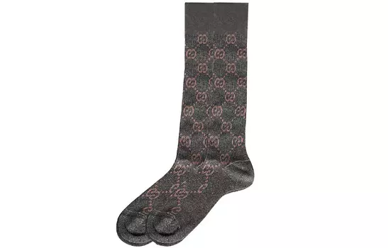 Женские носки GUCCI до середины икры, цвет 1 Pack (Gray)