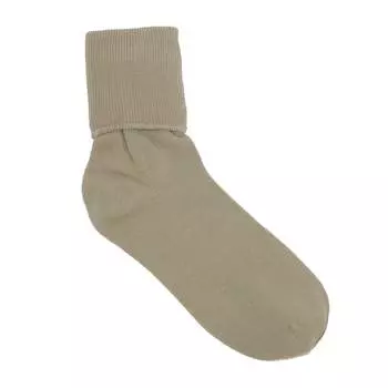 Женские носки из органического хлопка с отворотом Jefferies Socks, хаки