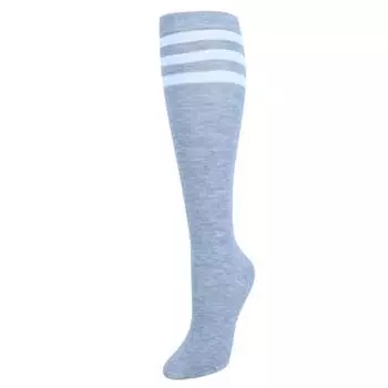 Женские носки Julietta Fashion выше колена в полоску (1 пара) CTM, серый