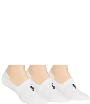 Женские носки-кроссовки Polo Ralph Lauren, 3 пары, белый
