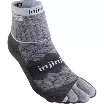 Женские носки Liner + Runner Mini Crew Injinji, серый