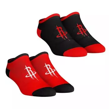 Женские носки Rock Em Houston Rockets Core Team, комплект из 2 коротких носков до щиколотки
