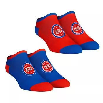 Женские носки Rock Em Socks Detroit Pistons Core Team, комплект из 2 коротких носков до щиколотки