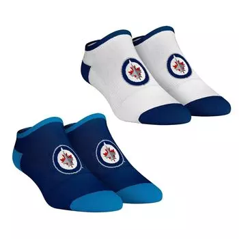 Женские носки Rock Em Winnipeg Jets Core Team, комплект из 2 коротких носков до щиколотки