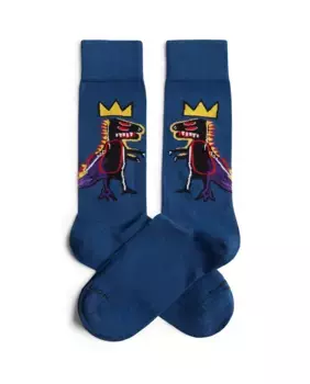 Женские носки с фантазийным принтом Jimmy Lion, синий