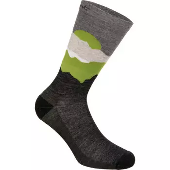 Женские носки с иллюстрацией Martha LaMunt, зеленый