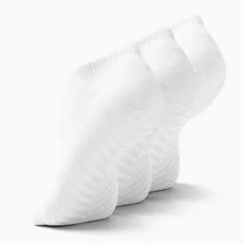 Женские носки с низкой посадкой и захватами (упаковка из 3 шт.) Gripjoy, белый