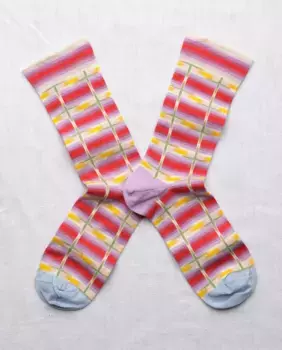 Женские носки с принтом Bonne Maison, мультиколор