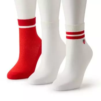 Женские носки с вышитой текстурой, комплект из 3 пар Madden Girl, мультиколор