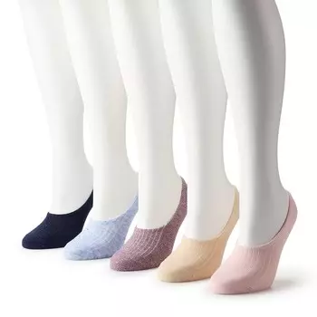 Женские носки Sonoma Goods For Life, 5 пар носков на каждый день, темно-синий