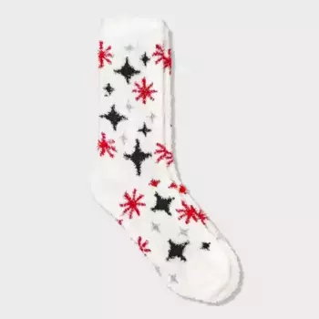 Женские носки Stars Cozy Crew - Auden, цвет Ivory/Red/Black
